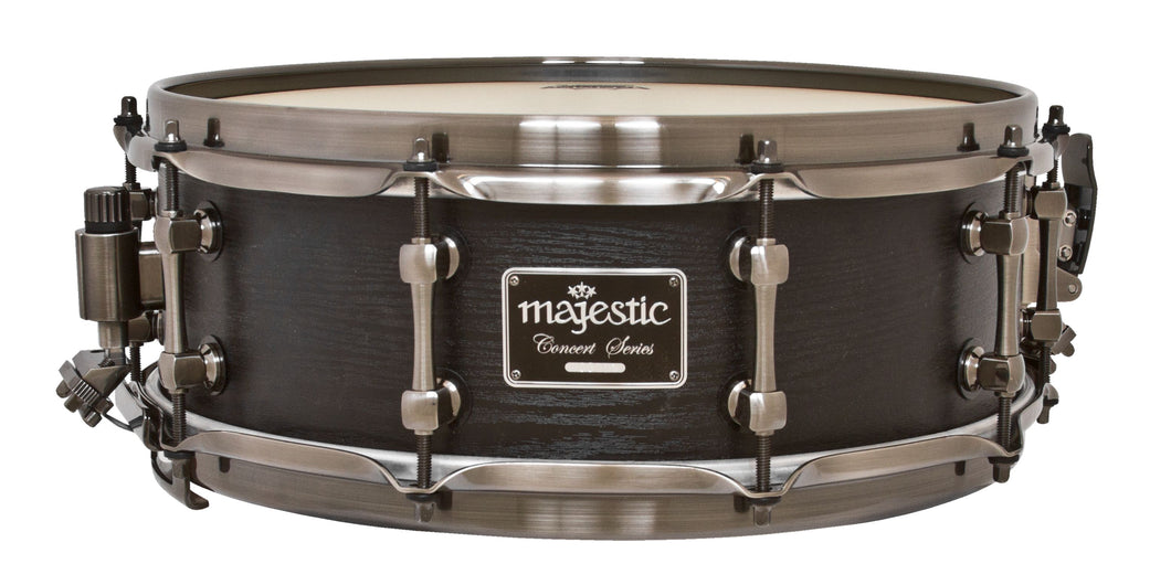 Majestic 14 in. X 5 in. Maple Concert Black Snare Drum, Model: MCS1450MA